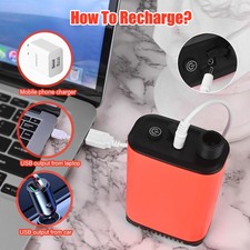 1-Portable Shower Electric Camping Shower With 3 Levels Waterflow Adjustment