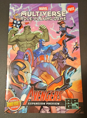Marvel Multiverse Role-Playing Game -  the Avengers Preview - Free RPG Day 2025