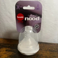 1 Joovy Boob Naturally Nood NIPPLE size 6 + months NEW 1 pack baby bottle nipple