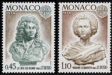 Estampillas Mónaco 1974 EUROPA Estampillas Esculturas por J.F. Bosio Sc#903_04 MNH