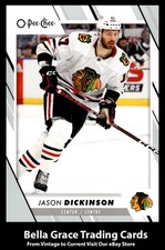 2023-24 O-Pee-Chee Jason Dickinson #204 Chicago Blackhawks NHL Hockey  