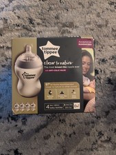 Tommee Tippee Closer to Nature Baby Bottles, 9oz, 4 Pack NEW IN BOX