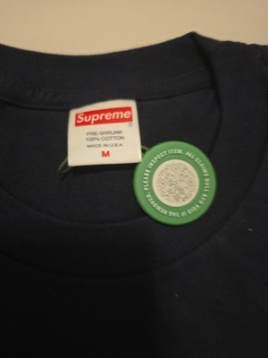 Supreme Bandana Box Logo Tee Navy Size M 100% authentic | eBay