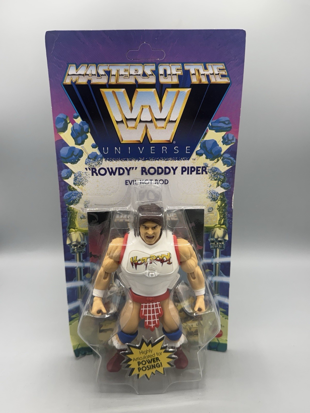 WWE Masters of the Universe Rowdy Roddy Piper Wave 5 Wrestling Figure NEW