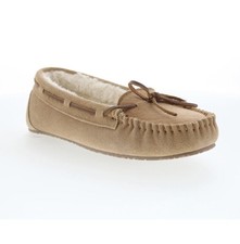 Minnetonka Allie Junior Trapper 4052 Womens Brown Loafer Slippers Shoes Size 7