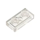 LEGO 50x Trans-Clear Plate 1 x 2 inv.579