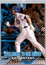 2022 Topps Welcome to the Show Gold /75 Kris Bryant #WTTS-20 Chicago Cubs