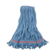 Boardwalk 503BLNB 1 in. Super Loop Cotton Wet Mop Head - Large, Blue (12/CT) New