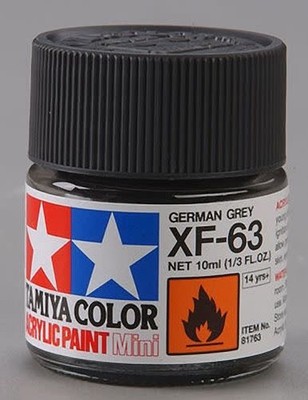 TAM81763 ACRYLIC MINI XF63, GERMAN GREY