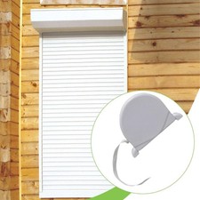 Enrouleur de volet roulant compact et manuel pour fenêtre, idéal pour le