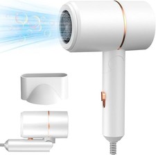 Travel Hair Dryer, Travel Hairdryers Foldable Small Hair Dryer Ionic Heat & Cool