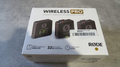 RØDE Wireless PRO Compact Wireless Microphone System with Timecode, 32-bit