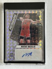 Matas Buzelis 2024-25 Panini Mosaic Auto Pictographs RC Bulls #PM-BUZ