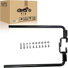 TDZ 2014-2025 Gloss Black Rear Saddlebag Lower Supports for Harley Touring...