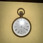 1890s Elgin Nat'l Watch Gold Filled Pocket Watch 17 Jewels Size 18s, not working