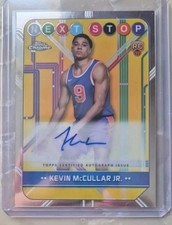 2024-25 Topps Chrome Kevin McCullar Jr RC Next Stop Signatures Auto NSS-KM