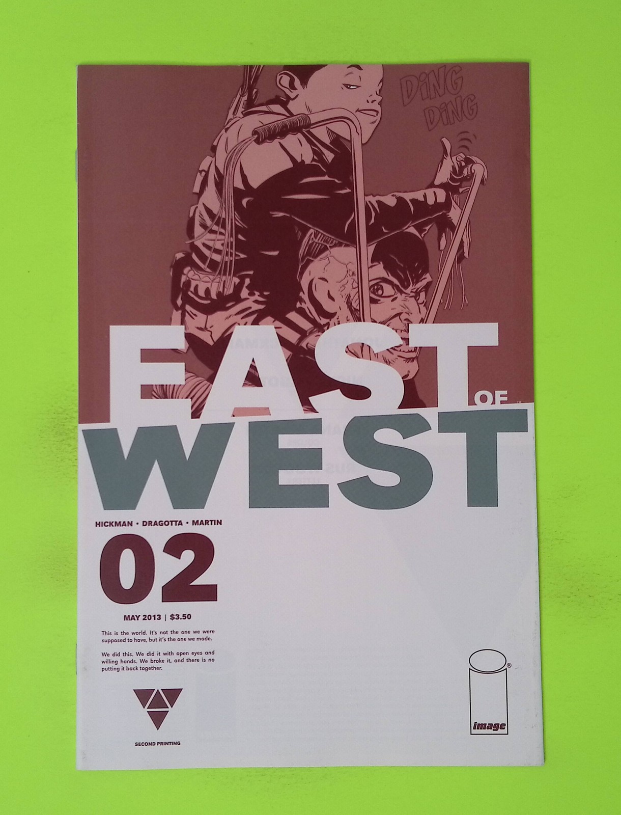 East of West #2-2nd print Image Comics Variant High Grade Comic Book J92-163