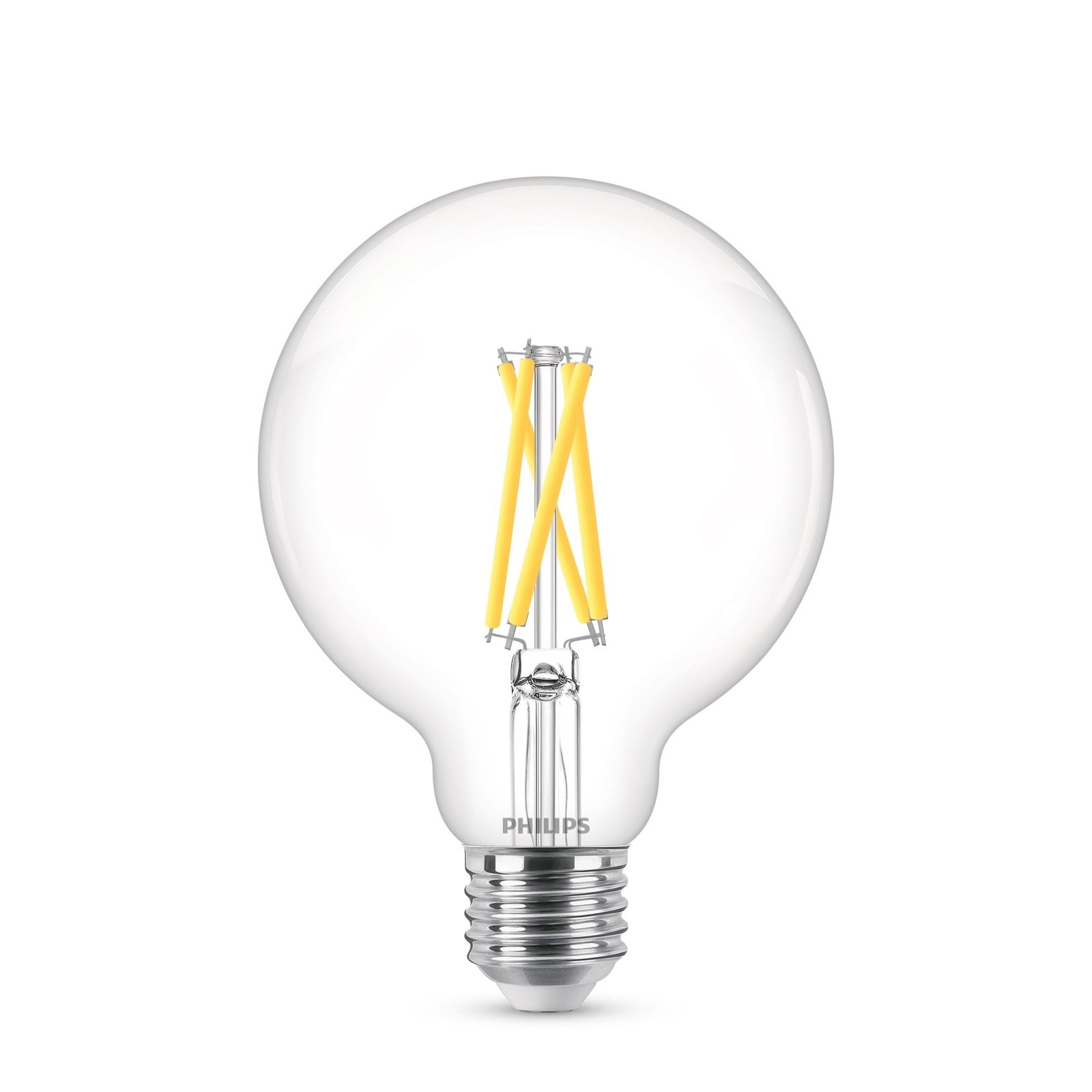 Ampoule LED E27 dimmable intensité variable globe transparent 60W - 4