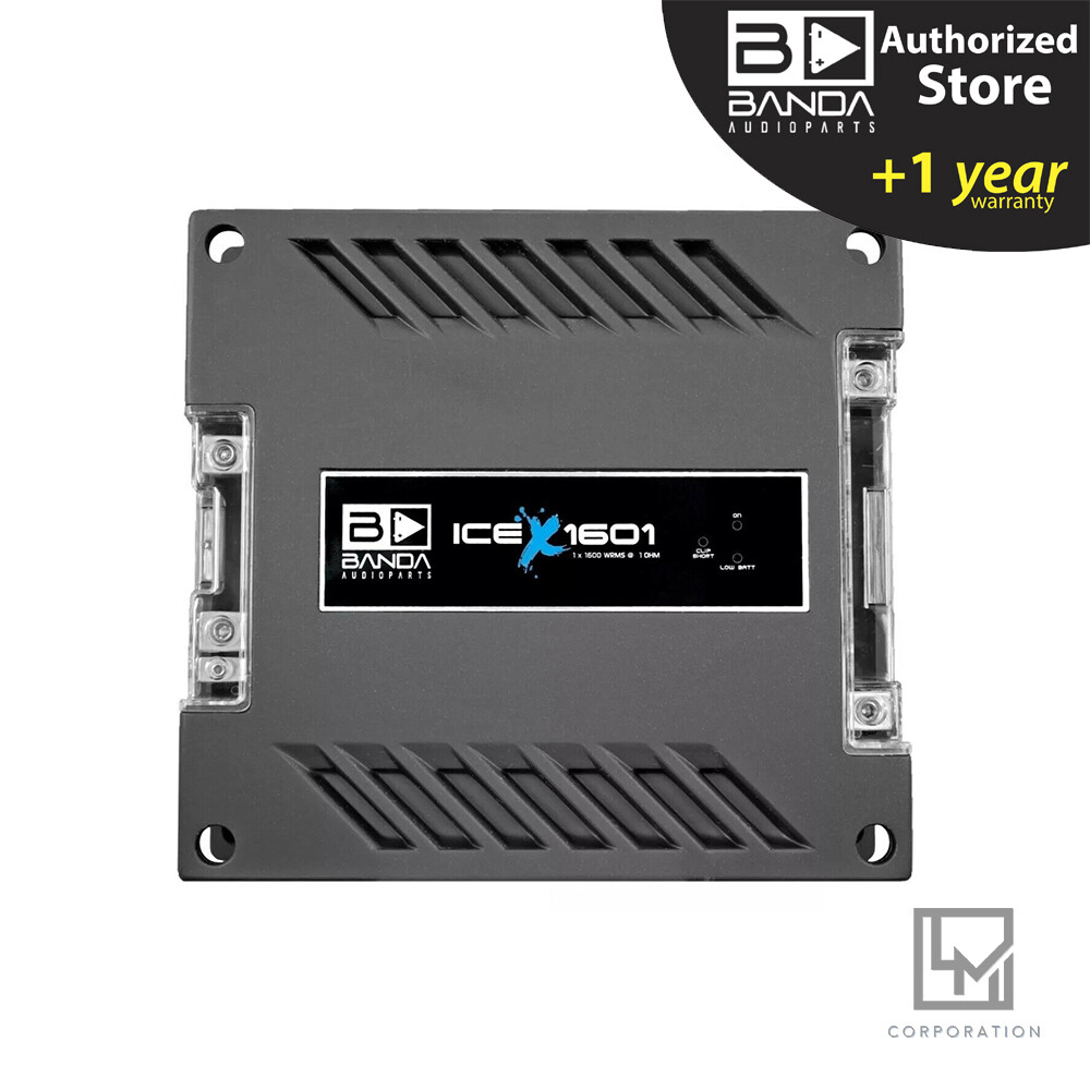 BANDA AUDIOPARTS ICE X 1601 1 Channel 1600w Digital Amplifier 1