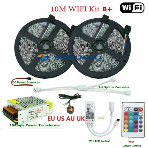 Magic Home 5M 10M 40M 5050 RGBW IP65 Waterproof LED,Wifi Smart Phone Remote 12V - Picture 31 of 39