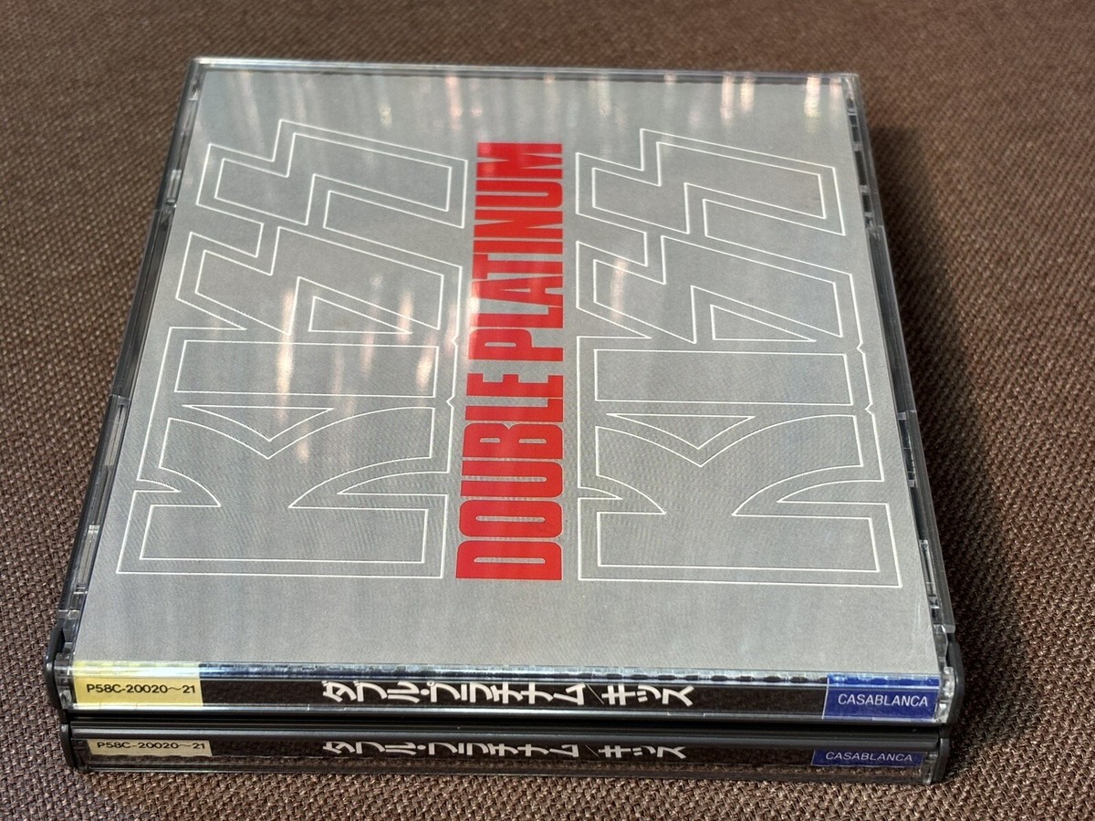 KISS Double Platinum JAPAN 2CD P58C-20020~21 BURRNIN KISS Double Platinum JAPAN 2CD P58C-20020~21 BURRNIN