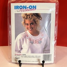 NEW Golden Bee Iron-On Fashions Embroidery Transfer Kit Butterflies 10206 8