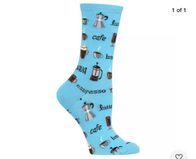 Hot Sox Blue  Women's Coffee Socks C1