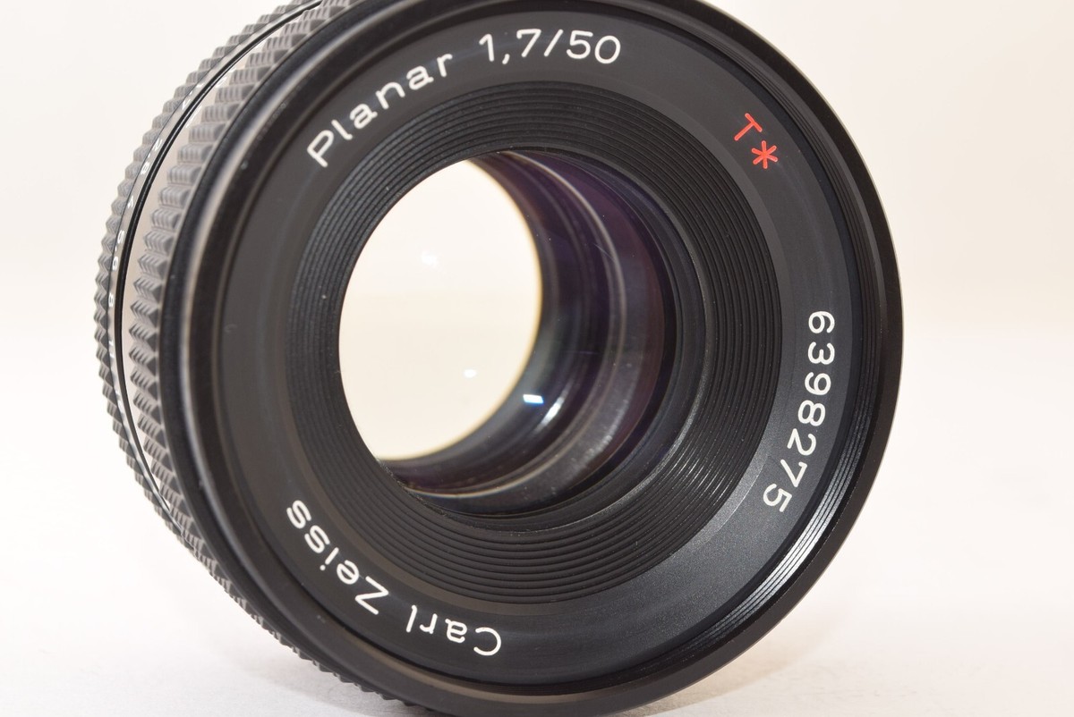 CONTAX Carl Zeiss Planar 50mm F/1.7 T* AEJ MF Lens Mint!! from