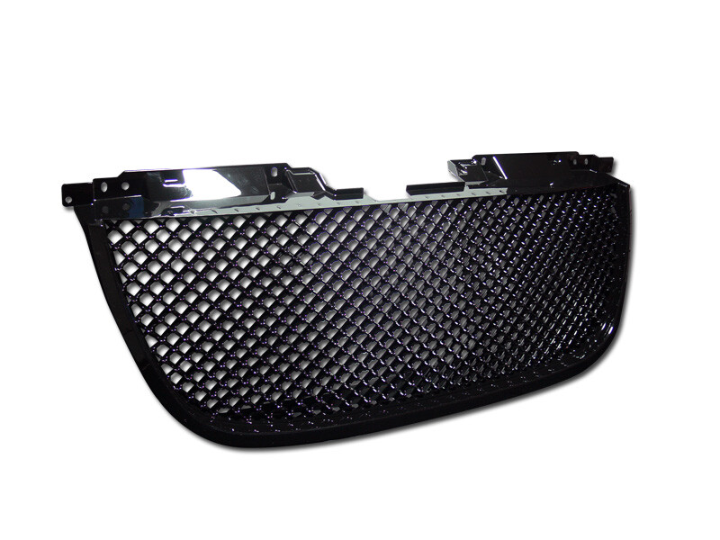 07-14 GMC Yukon Denali Black Mesh Front Hood Grille Guard D7  