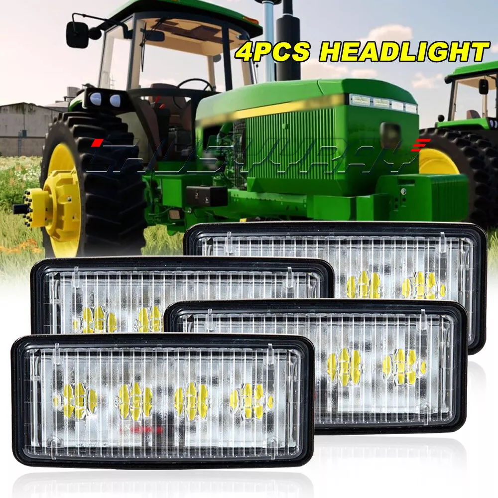 4X LED Upper Cab Light Lamp RE340681 RE306510 For John Deere 4X LED Upper Cab Light Lamp RE340681 RE306510 For John Deere