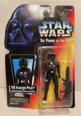 Vintage 1995 Star Wars Power Of The Force Tie Fighter Pilot Action Figure - POTF
