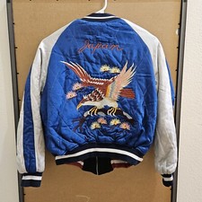 Topshop Reversible Sukajan Jacket Japan Embroidered Tiger Phoenix Womens Us Sz 6