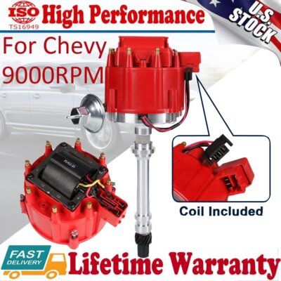 FOR CHEVY GM V8 350 SBC BBC 4Pin Module STREET FIRE HEI DISTRIBUTOR 8362 59107C