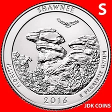2016-S SHAWNEE NATIONAL FOREST (IL) QUARTER FROM UNCIRCULATED ROLLS