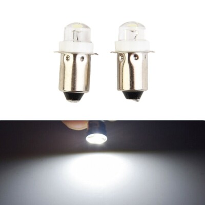 Super helle LED Taschenlampenbirne mit 3V P13 5S PR2 Basis 6000K 2er Pack
