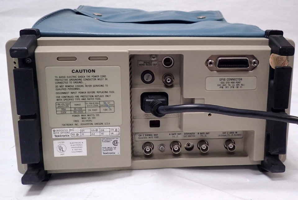 TEKTRONIX 2465B 400 MHz ANALOG 4 CHANNEL OSCILLOSCOPE OPT 05/09/10 (TESTED)!!! - Image 3 of 4