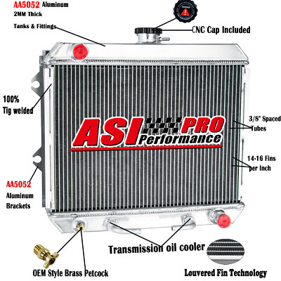 3-Row Radiator For Caterpillar For Mitsubishi MCFA Fork Lift 9360100100 #1039446
