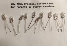 (1) LAMPADA STEREO 28V-40mA # 2187-modello 19 diciannoveen & model 20 & 20b/Marantz 1120