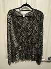 H&M Animal Print Blouse Size 16uk 14 AUS Long Sleeves Multicoloured Viscose She