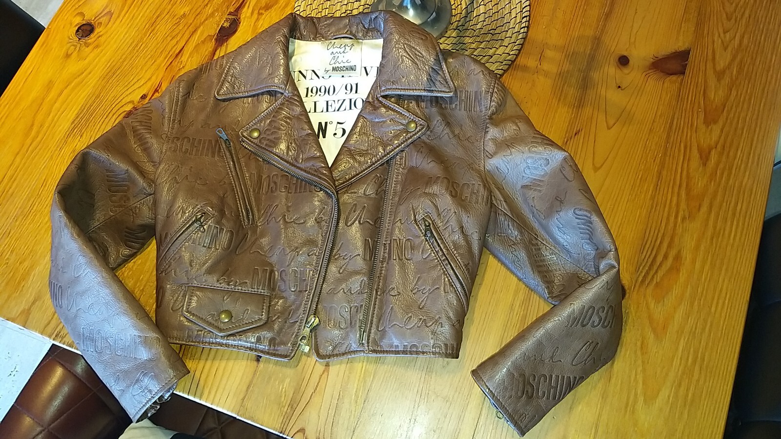 Moschino coat winter collection 1990/91
