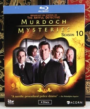 MURDOCH MYSTERIES SEASON TEN 10 - NEW BLU-RAY  w/ SLIPCOVER - I SHIP BOXED