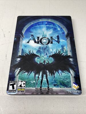 AION CD-ROM 2 Disc PC-Game Metal Case version 2009 Complete Tested Guaranteed