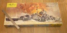 1976 Heller 1/400 scale WW2 Bismarck - ship kit