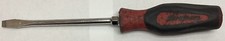 Snap On Tools New SGD6BR 5/16" Flat Tip RED Soft Grip Standard Screwdriver