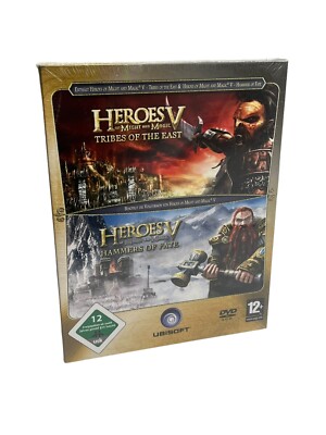 Heroes of Might And Magic V Tribes of The East/Hammers of Fate PC Big Box NEU