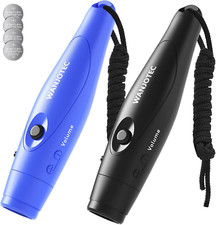 Electronic Whistle 2 Packs, Battery Operated Whistle Adjustable 3 Different L...