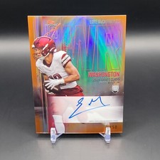 2024 Topps Signature Class Luke McCaffrey Orange Chrome On Card Auto /50