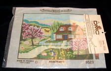 DMC Margot de Paris SPRING BLOSSOMS 9523 Needlepoint Canvas
