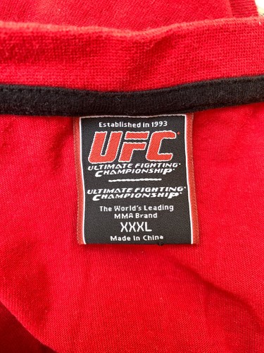 UFC Ultimate Fighting Championship Size 3XL (Fits XL) 2015 T-shirt Red Playcorp - Bild 6 von 8