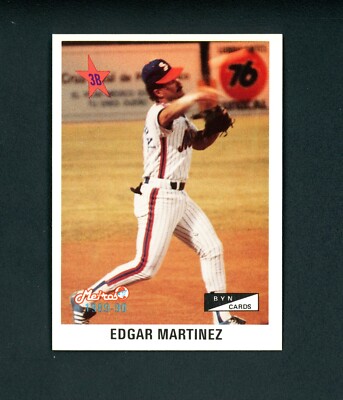 Edgar Martinez 1990 Byn Puerto Rican League #48 MINT